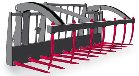 Mestvork zonder klauw